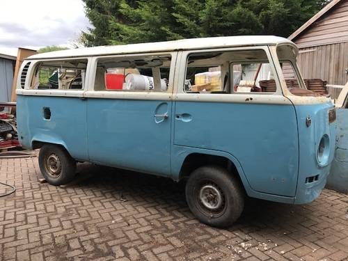 1971 VW Early Bay window Camper Van Deluxe Sunroof Project VERKAUFT