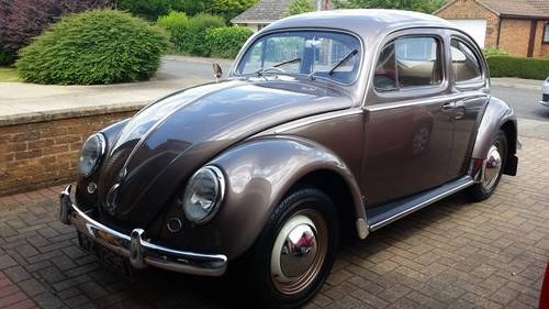 1954 Volkswagen Beetle Oval Deluxe SOLD