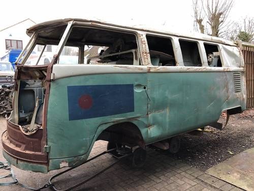1965 VW Split screen Camper Bus Van Patina Project In vendita
