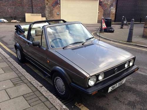 1987 Golf Mk1 Cabriolet - Automatic For Sale