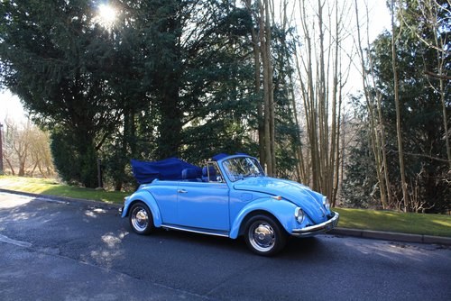 1972 VW Karman Beetle Convertible. Extensively Restored. For Sale