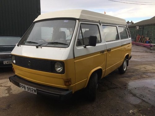 1980 T3 Camper - Barons Saturday 21st April 2018 For Sale by Auction