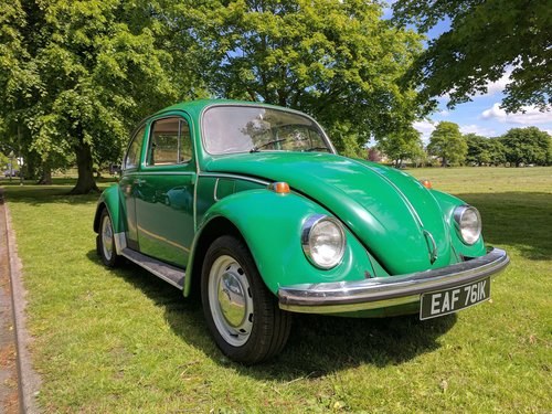 NOW SOLD - 1972 Sumatra Green VW Beetle For Sale