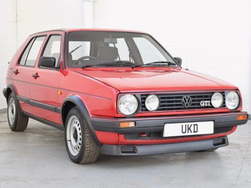 VW VOLKSWAGEN GOLF MK2 GTI 5DR RED 1988 SMALL BUMPER 8V