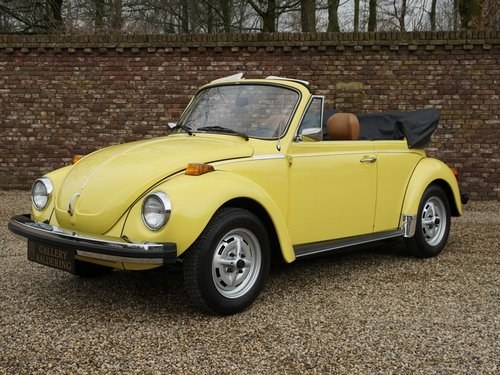 1979 Volkswagen Beetle convertible only 3.806 miles. For Sale