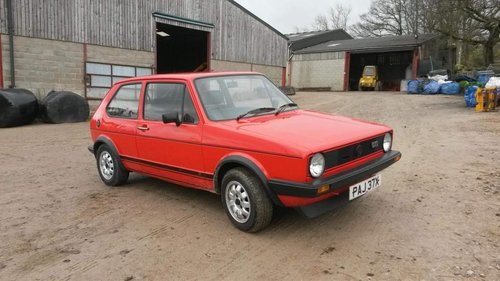 REMAINS AVAIALBLE. 1981 Volkswagen Golf Mk1 GTi For Sale by Auction