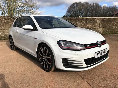 1 owner from new 2016 VW Golf GTi 2.0 3 door DSG+19in alloys SOLD