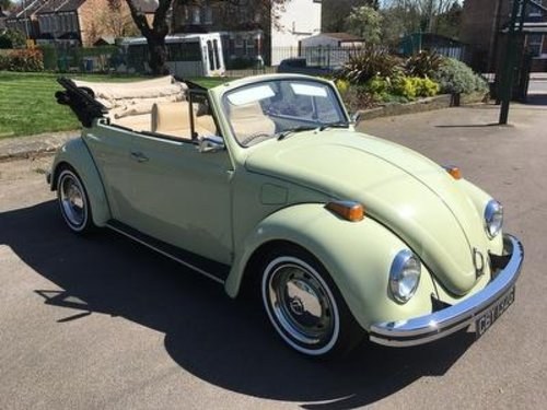 1968 Fully restored "cal look" vw beetle convertible In vendita