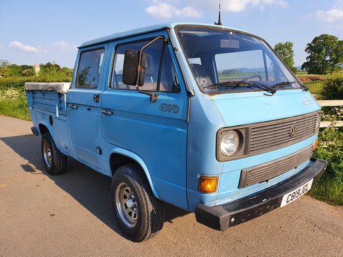 1985 VW T25 T3 Syncro Doka Double Cab Pick Up For Sale