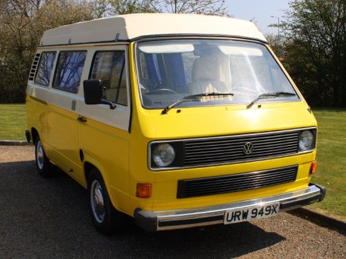 1981 VW T25 Motor Caravan at ACA 1st and 2nd May For Sale by Auction