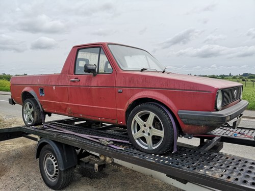 1989 Vw caddy pick up mk1 red barn find restoration project Kaufen Bei