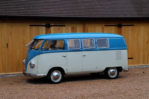 1955 VW Split Screen Camper Van. Factory Right Hand Drive. For Sale