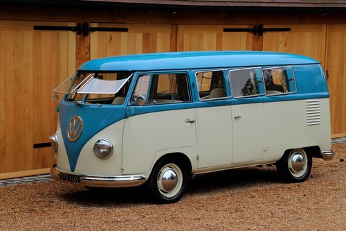 1955 VW Split Screen Camper Van. Factory Right Hand Drive. In vendita