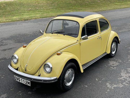 1973 VW Beetle 1300 - Texas Yellow - 71,000 miles SOLD
