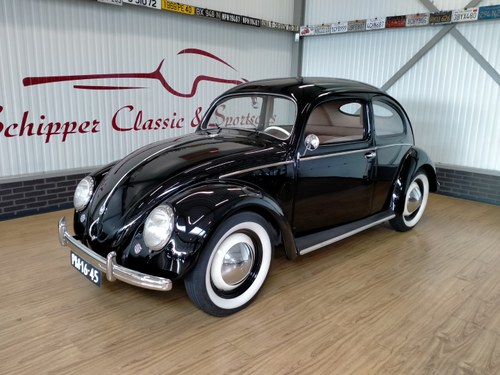1952 Volkswagen Beetle Split window '' Rheumaklappe '' For Sale
