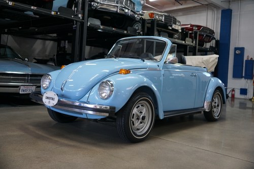 1979 Volkswagen Beetle Convertible with 94 original miles! SOLD