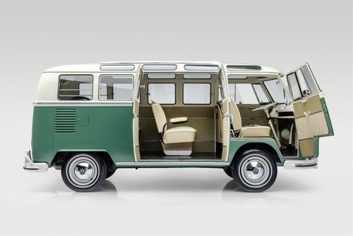 1966 Volkswagen 21 Window MicroBus Rare Factory Sunroof $128 In vendita