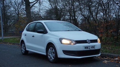 2012 VW Polo 1.2 S 5DR 2 Former Keepers + FSH + White VENDUTO
