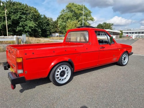 1988 Vw Caddy Mk1 Factory Mars Red VERKAUFT