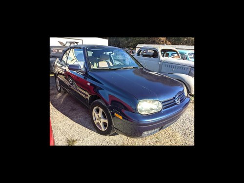 2001 Volkswagen Cabrio 2dr Conv GLS Manual Blue(~)Tan $6.5k For Sale