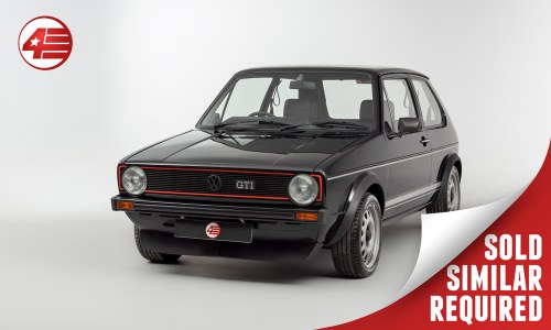 1981 VW Golf GTI Mk1 /// 75k Miles /// Similar Required For Sale