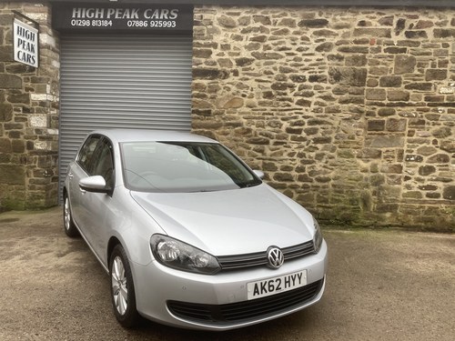 2012 62 VOLKSWAGEN GOLF 1.6 TDI MATCH 5DR. 68253 MILES. A/C For Sale