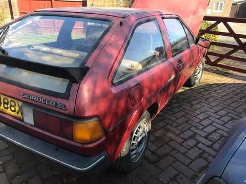 1982 VW MK 2 Scirocco 1600 GL For Sale