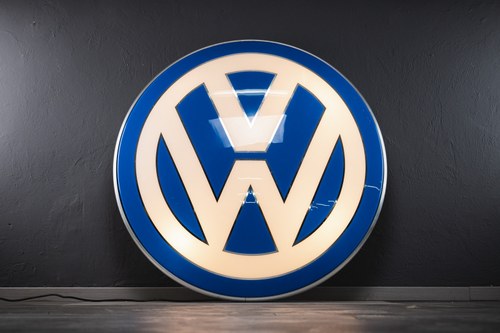 2000 VW illuminated sign In vendita