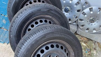 USED Vw transporter steel wheels and tyres and a set of whee