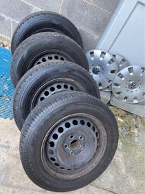 Picture of USED Vw transporter steel wheels and tyres and a set of whee