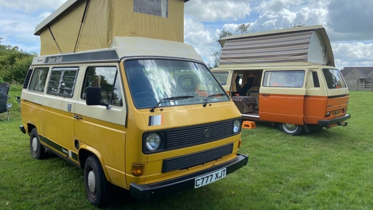 Devom Moon Raker 1985 Volkswagen T25 T3 Devon moonraker Gold Yellow in Walsall, United ...