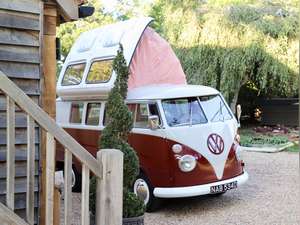 1966 VW Split Screen Camper Van. Right Hand Drive. Restored. For Sale (picture 1 of 12)