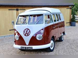 1966 VW Split Screen Camper Van. Right Hand Drive. Restored. For Sale (picture 3 of 12)