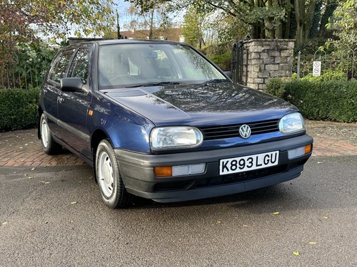 1993 VW VOLKSWAGEN GOLF 1.4 CL MK3 5DR BLUE JUST 10,000 MILES! For Sale