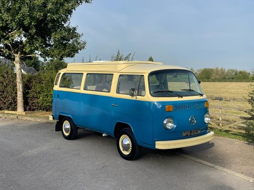 1974 VOLKSWAGEN T2 LATE BAY DEVON CAMPER For Sale