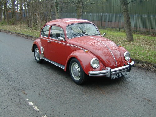 1970 VW CLASSIC BEETLE 1500 - RHD - SUNROOF - EXCEPTIONAL! For Sale