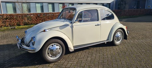VOLKSWAGEN BEETLE TYPE 1300 1969 WHITE VERKOCHT