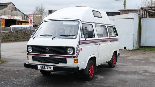 1985 Volkswagen T3 Transporter 78 PS Motor Caravan 'Camping' For Sale by Auction
