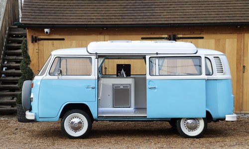 1973 VW T2 Bay Window Camper Van. Brand New Custom Interior For Sale