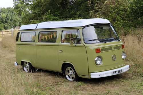 1977 VW Bay Window Camper Van. Right Hand Drive. Restored VENDIDO