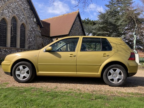 1999 Exceptional Volkswagen 2.0 GTI 83000 miles Futuro Yellow For Sale