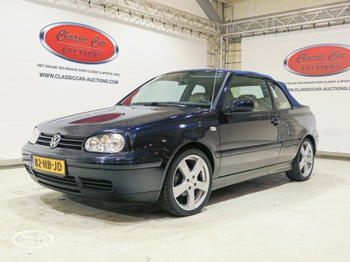 Volkswagen Golf Cabriolet 2001 - ONLINE AUCTION For Sale by Auction