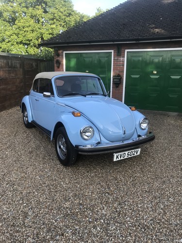 1979 Volkswagen Beetle Cabriolet Convertible