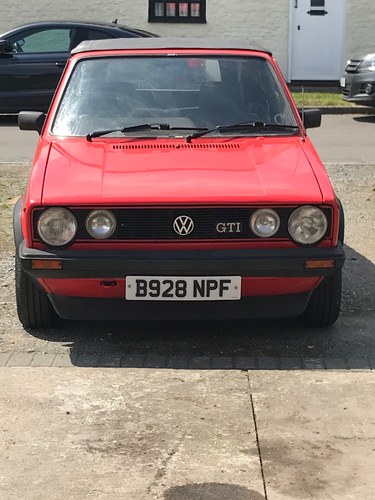 MK1 Golf GTI Convertible 1.8 5 Speed, 1985 Mot MARS RED