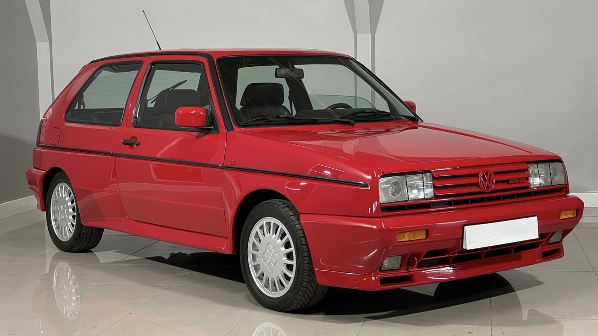 Golf Sw Rouge 1989 Volkswagen Golf Rouge Manuel, 5 vitesses Conduite à gauche in ...