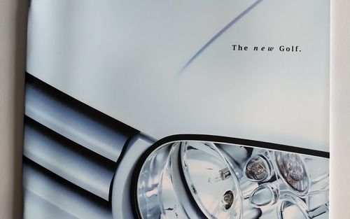 1998 Volkswagen Mk4 Golf UK Sales Brochure (picture 1 of 2)