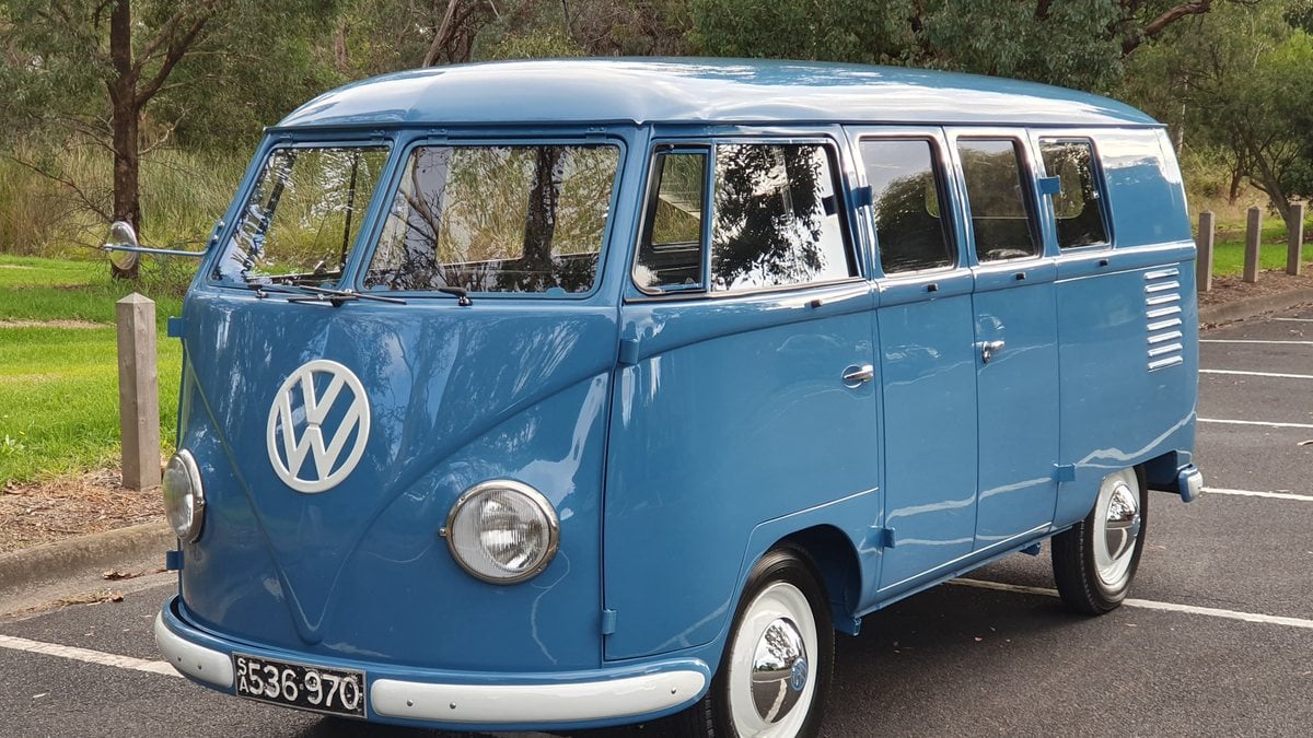 Volkswagen Beetle Classic Vw Camper Vans Blue White 1966 VW