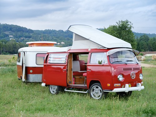Volkswagen T2 and Eriba Pan Familia caravan 1972