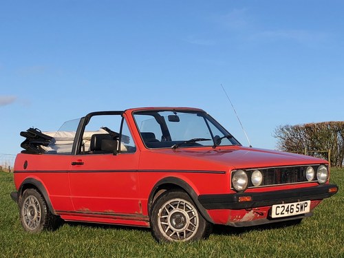 1986 VW Golf Mk.1 GL Cabriolet Auto VENDU