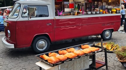 Foodtruck, Food-Truck, VW Bus, Volkswagen BUS